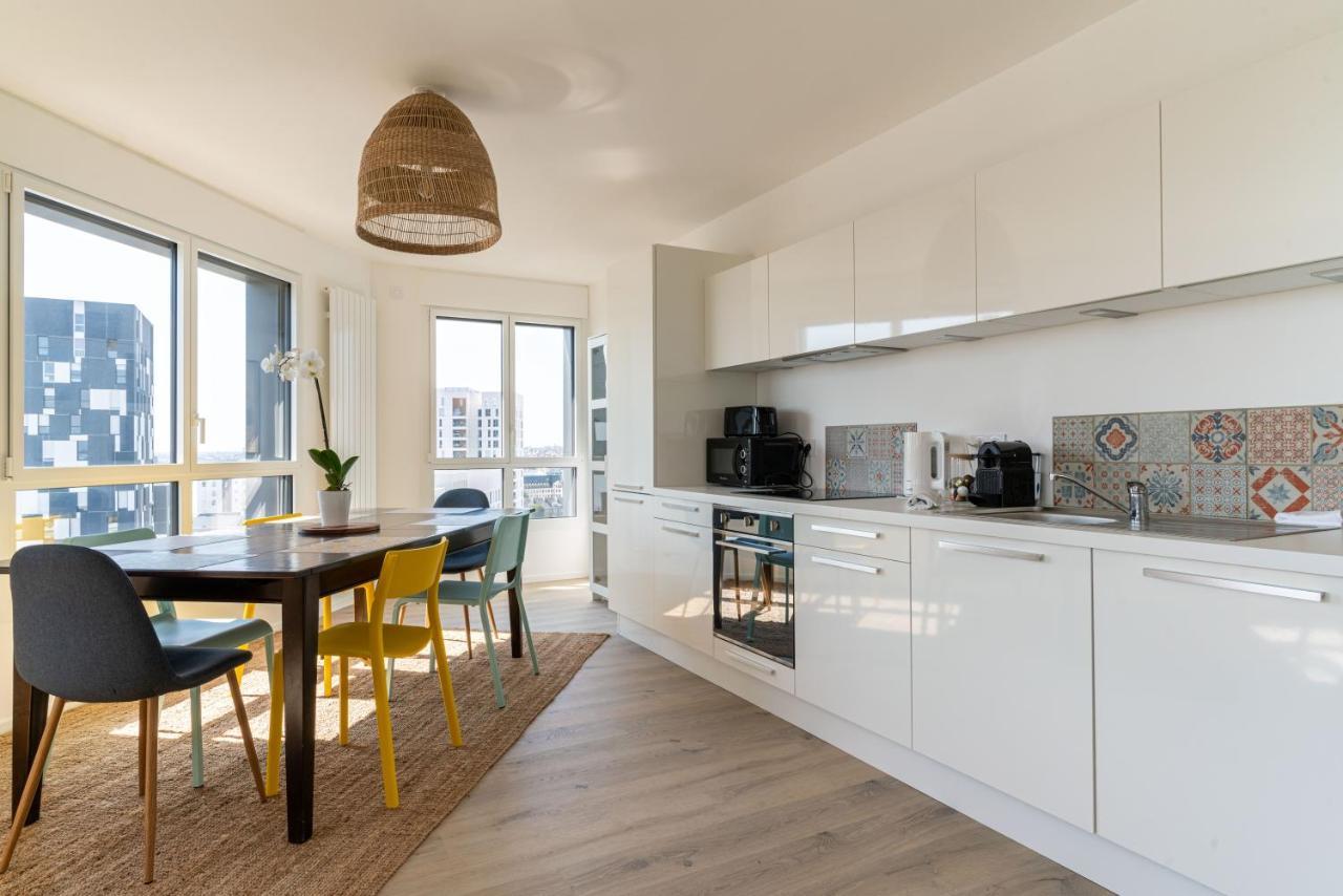 Le Manhattan - Grand 3 Chambres - Vue Panoramique Нант Екстериор снимка