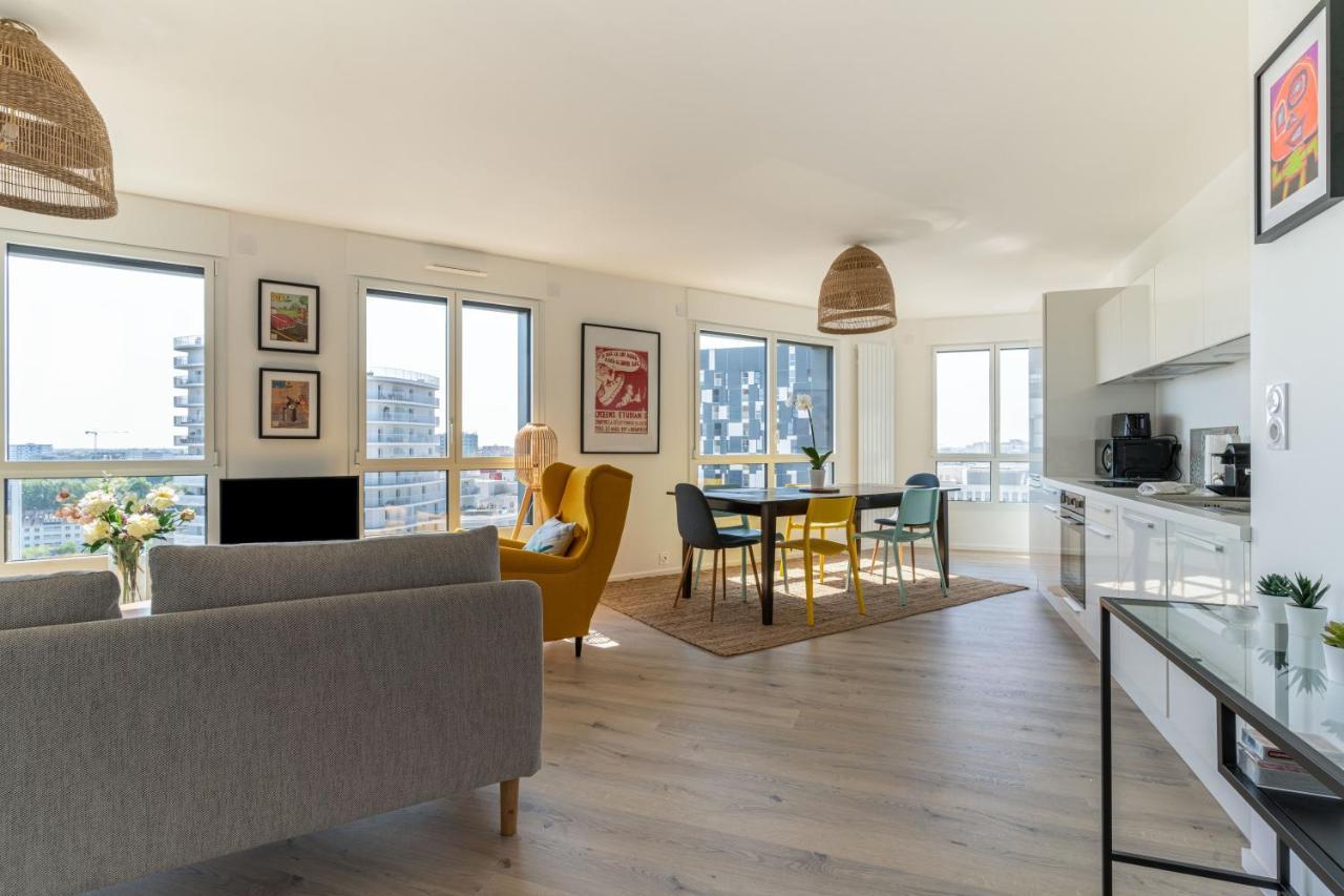 Le Manhattan - Grand 3 Chambres - Vue Panoramique Нант Екстериор снимка